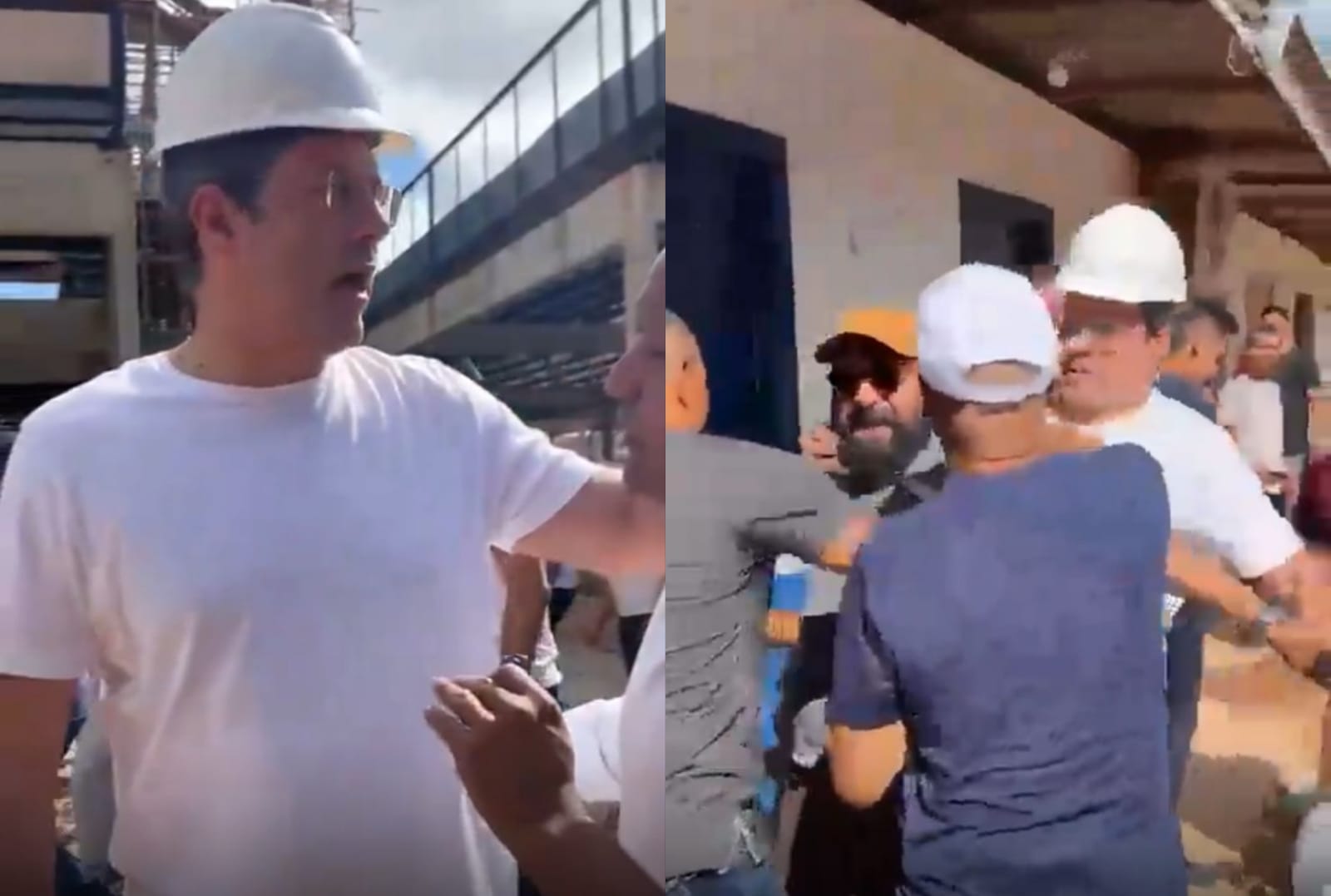 Prefeito de Macapá dá ‘mata-leão’ em repórter.