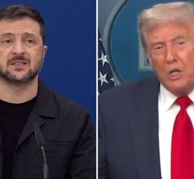 Imagem - Após reunião com Zelensky, Trump diz que 'não se enfrenta um país dez vezes maior'