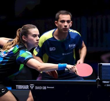 Imagem - Calderano e Bruna Takahashi vão às quartas de duplas mistas na Suécia