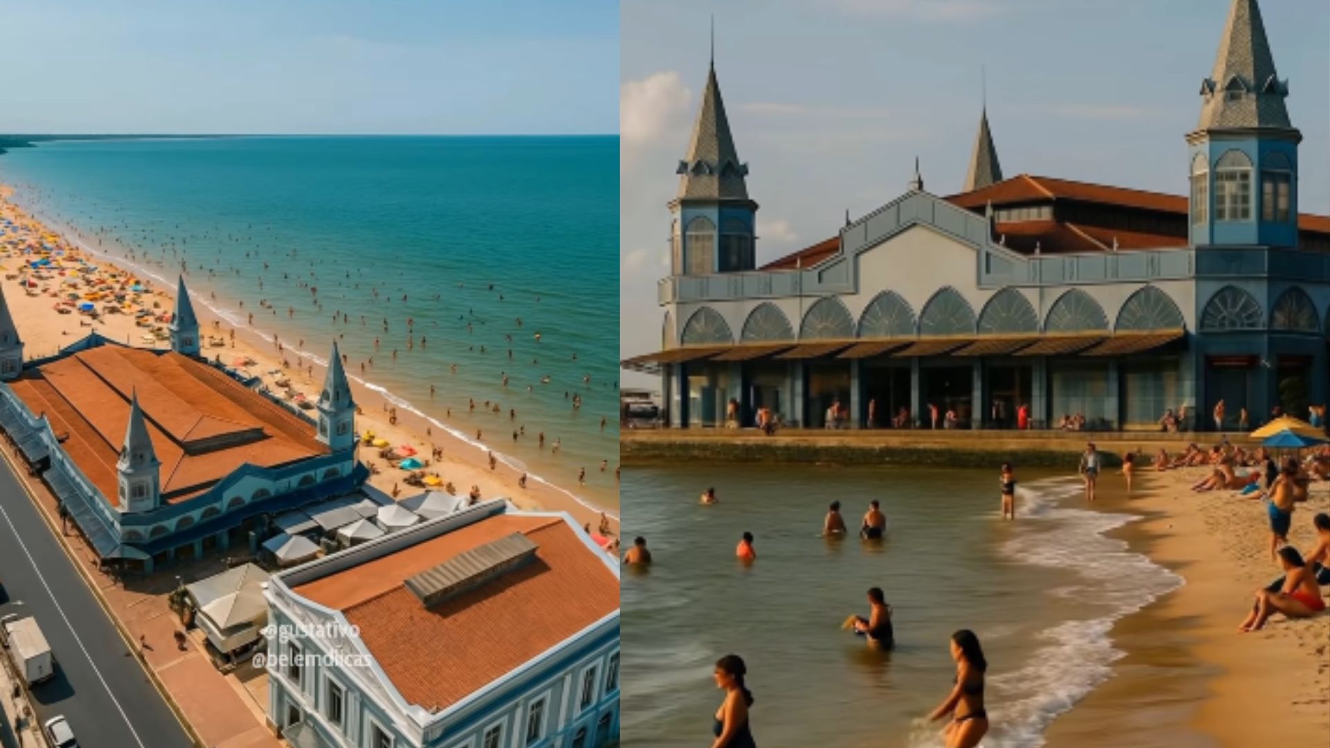 E se Belém tivesse praia? Vídeo feito com IA viraliza e rende comentários bem-humorados; assista
