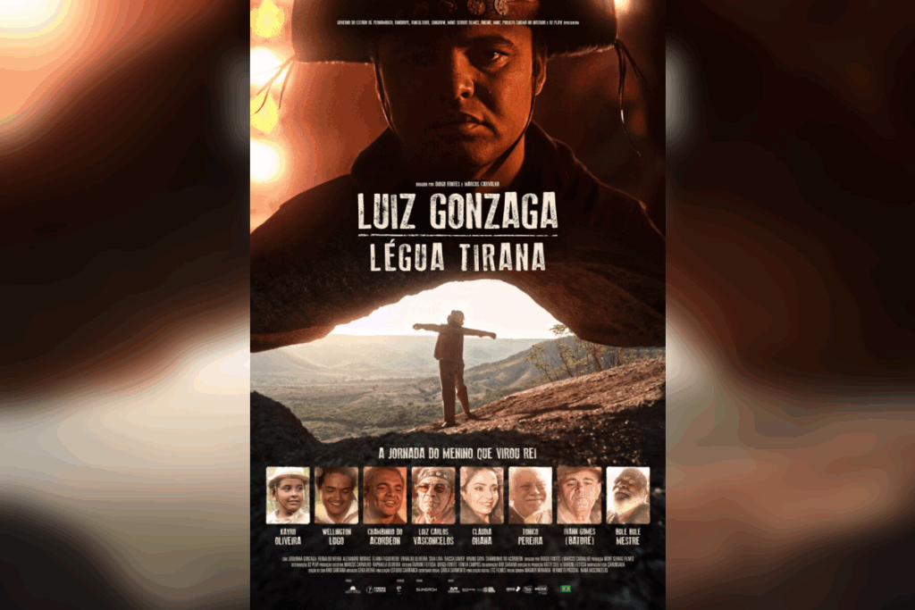 Em &#8220;Luiz Gonzaga: Légua Tirana&#8221;, a cinebiografia retrata a infância e a trajetória artística do Rei do Baião (Imagem: Reprodução digital | O2 Play)