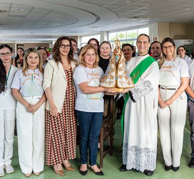 Imagem - Momento de fé e celebração no Hospital Unimed Prime