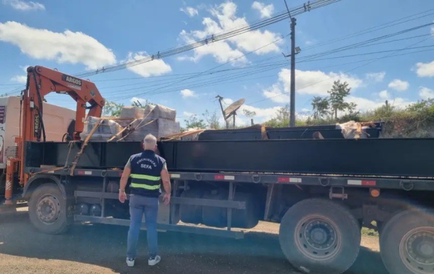 Imagem - Geradores, torre e balança rodoviária são apreendidos pela Sefa no Pará