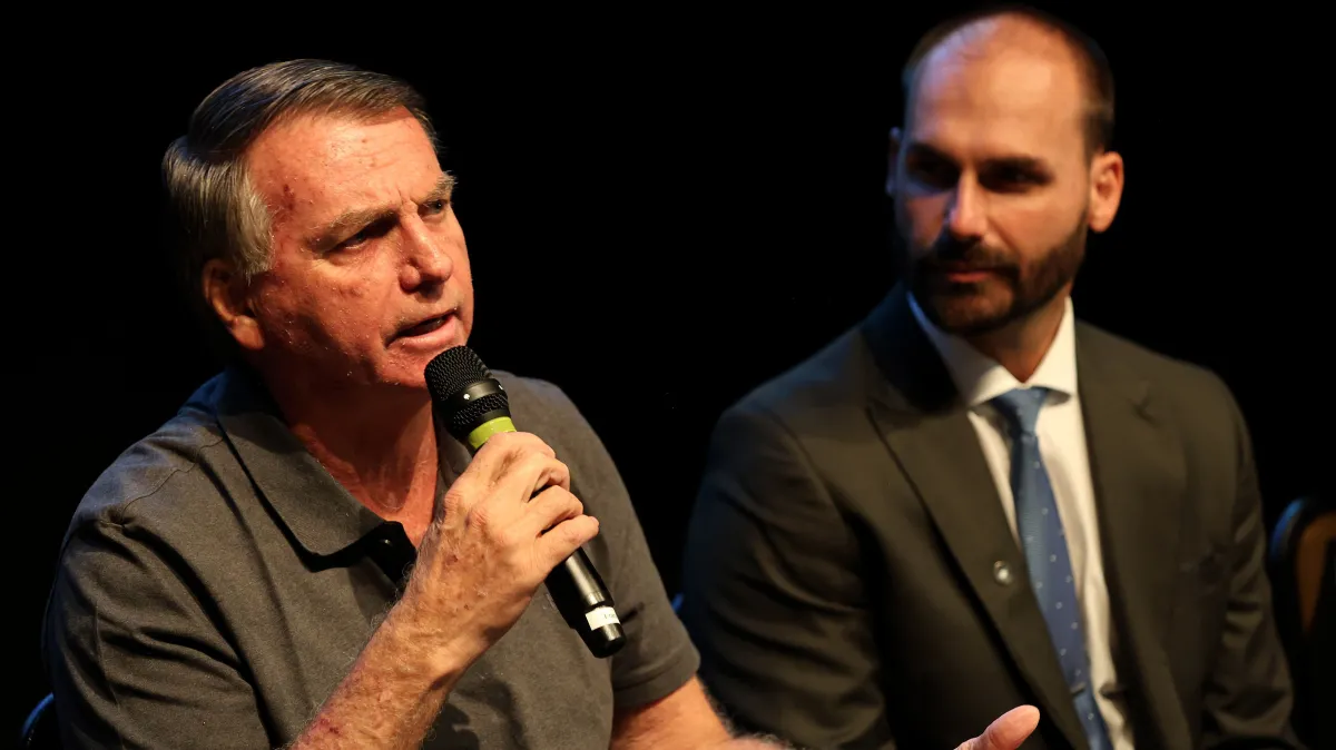 Imagem - PF indicia Bolsonaro e Eduardo por tentar atrapalhar ação sobre trama golpista