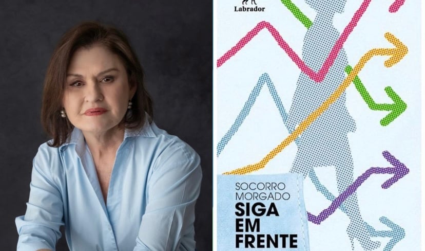 Socorro Morgado autora do livro Siga em Frente. 