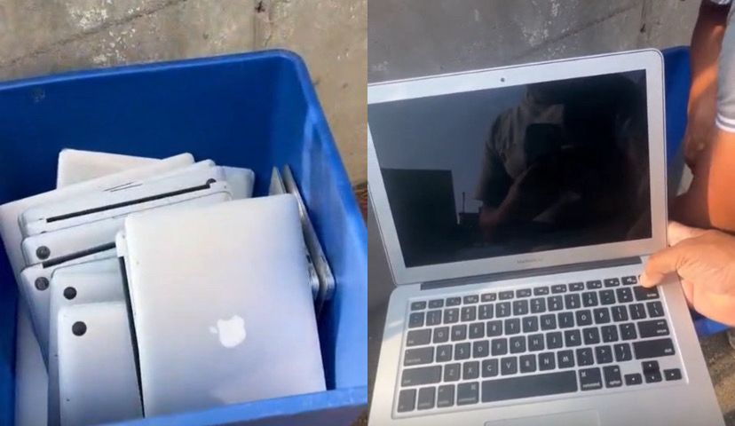Apesar das dúvidas sobre o motivo do descarte, a cena impressionou pelo volume de aparelhos encontrados, já que os modelos da Apple são conhecidos pelos altos preços no mercado.