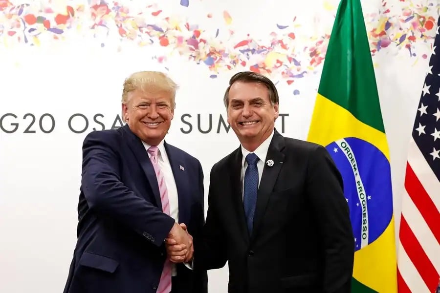 No áudio obtido pela PF, Bolsonaro diz ter preparado um texto elogiando Trump, destacando que “a liberdade está acima da questão econômica”.