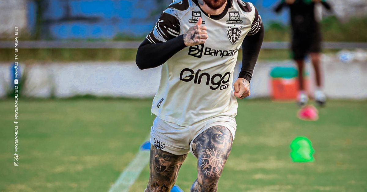 Rossi durante treinamento no CT Raul Aguilera