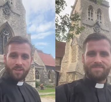 Imagem - 'Padre gato' viraliza nas redes sociais ao convidar fiéis para igreja