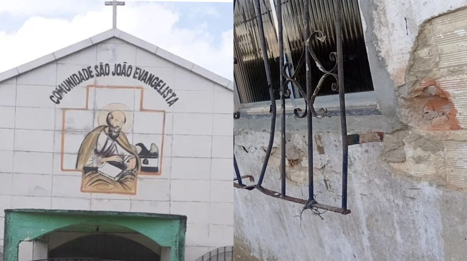 A Comunidade São João Evangelista, pertencente a uma paróquia localizada no bairro do Curuçambá, em Ananindeua.