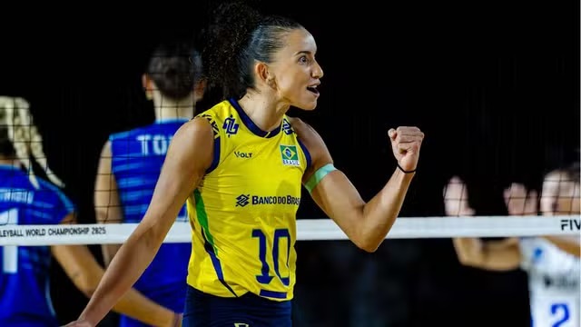 Imagem - Brasil estreia com vitória sobre a Grécia no Mundial de Vôlei Feminino