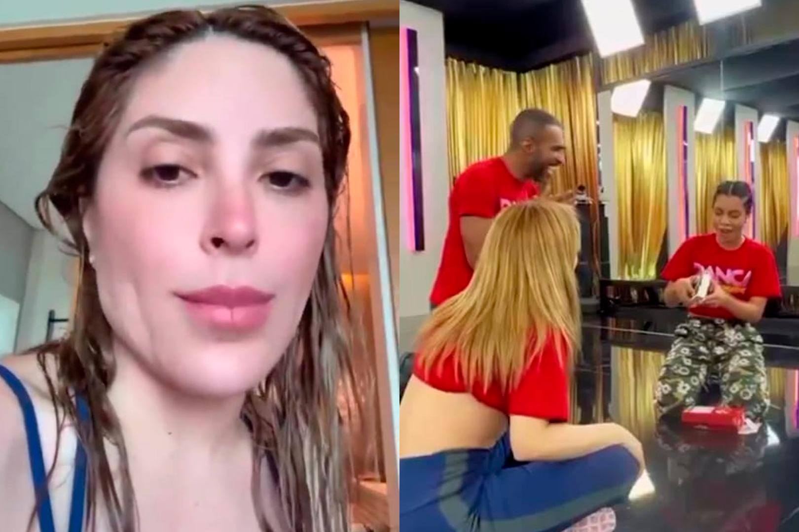 Imagem - Manu Bahtidão presenteia professora do Dança dos Famosos com celular novo; assista