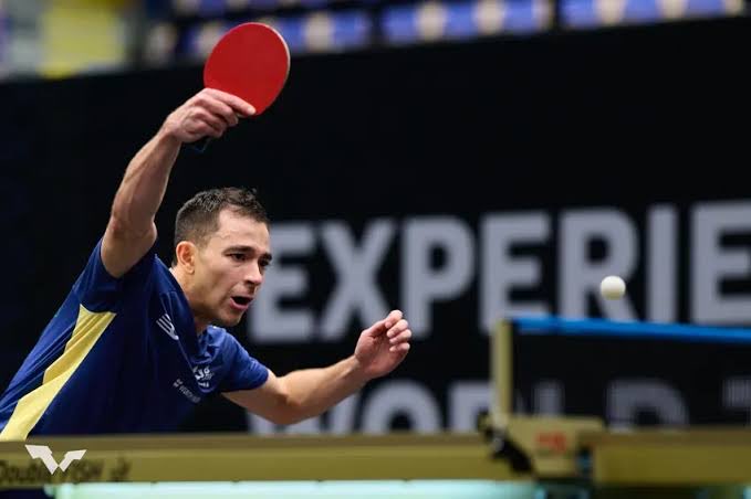 Hugo Calderano perdeu nas quartas do torneio
