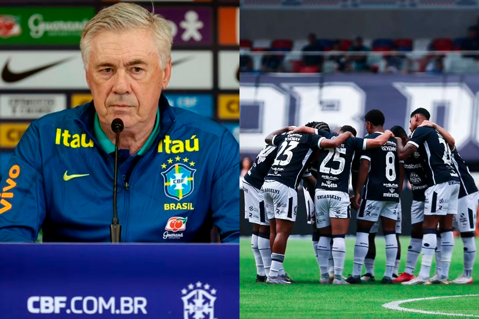 Imagem - Ancelotti e comissão técnica da Seleção podem acompanhar próximo do Remo; entenda