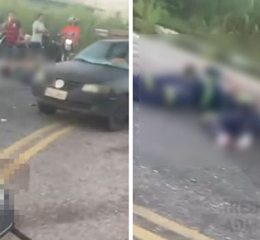 Imagem - Vídeo: trabalhadores ficam feridos após acidente de moto na Artur Bernardes, em Belém