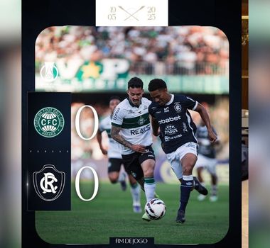 Imagem - Coritiba e Remo empatam em duelo equilibrado com polêmicas do VAR e emoção até o fim