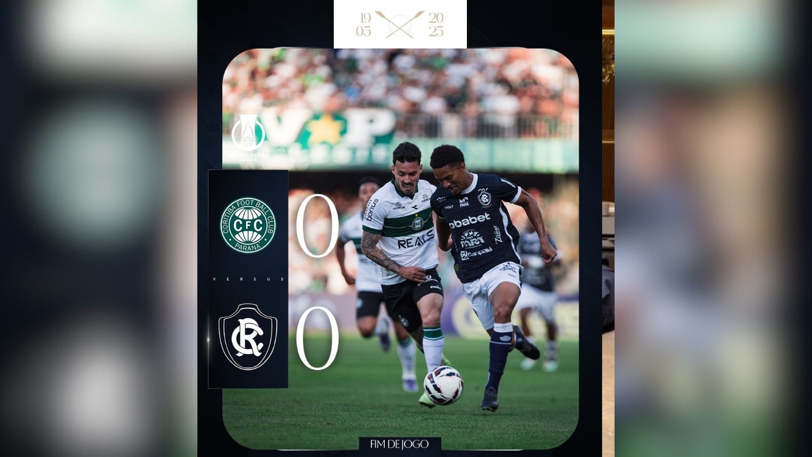 Imagem - Coritiba e Remo empatam em duelo equilibrado com polêmicas do VAR e emoção até o fim