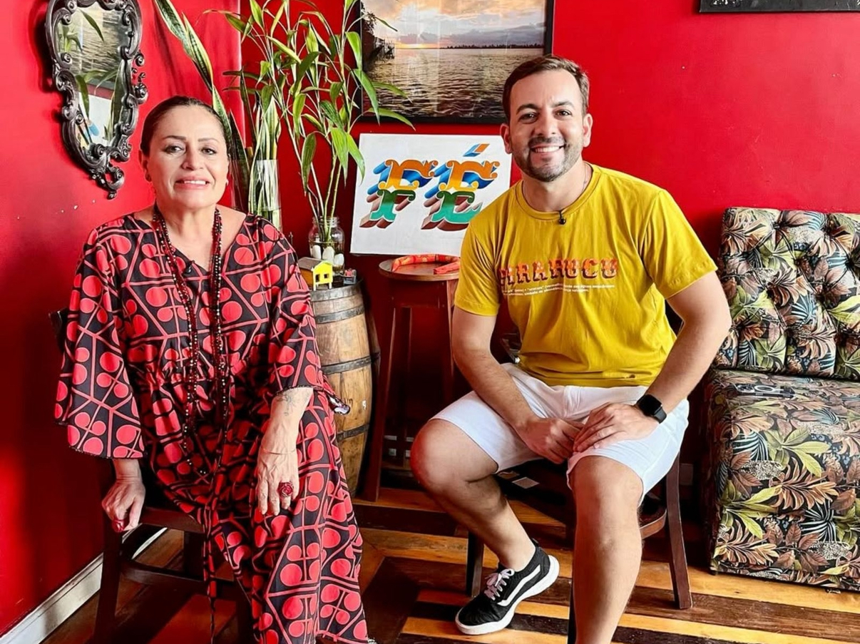 Igor Monteiro e Alba Mariah. Bate-papo ciriano