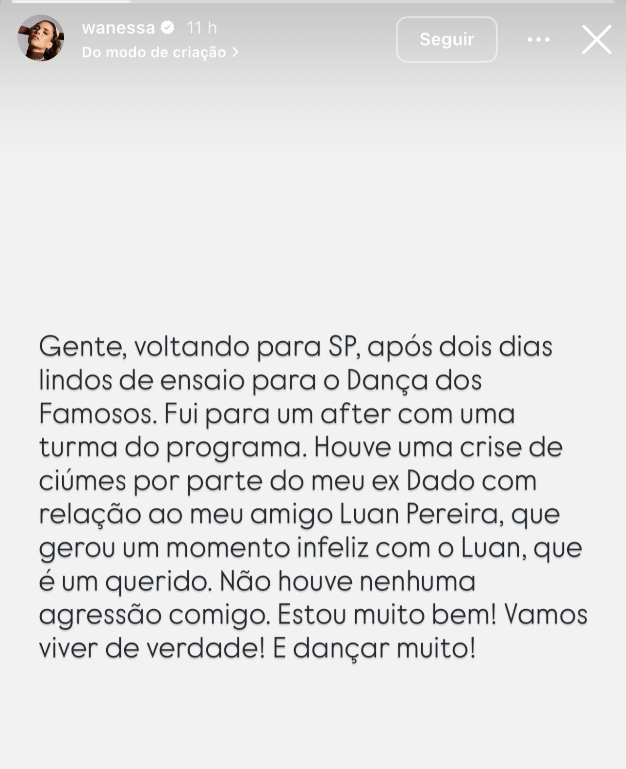 Wanessa Camargo nega ter sido agredida pelo ex-namorado, Dado Dolabella - 