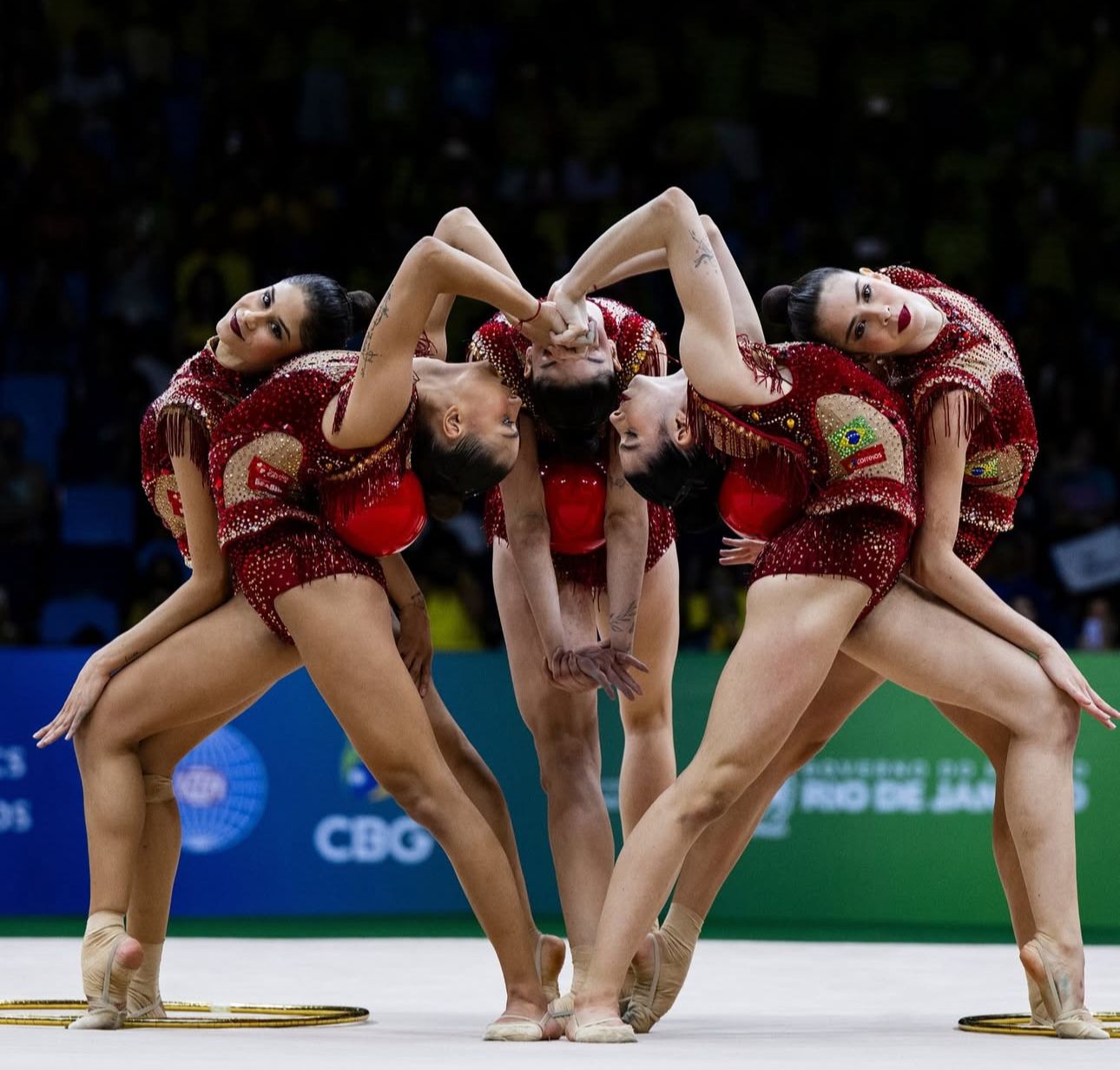 Imagem - Brasileiras brilham e conquistam inédita medalha de prata no Mundial de Ginástica Rítmica