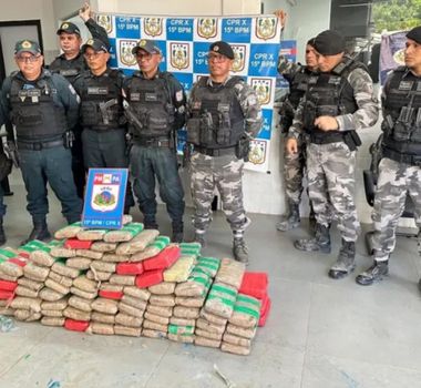 Imagem - Cerca de 176 kg de drogas são apreendidas em operação da PM no Pará