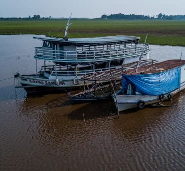 Imagem - Rios da Amazônia enfrentam situação crítica por escassez de água