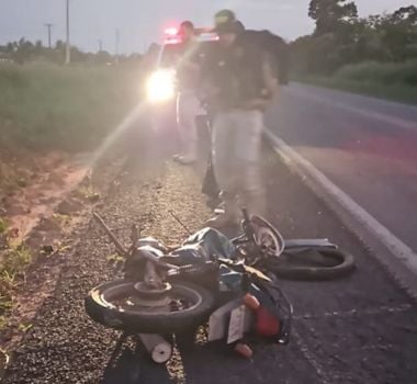 Imagem - Motociclista morre após colidir com ônibus de grupo de pagode na BR 010 no Pará
