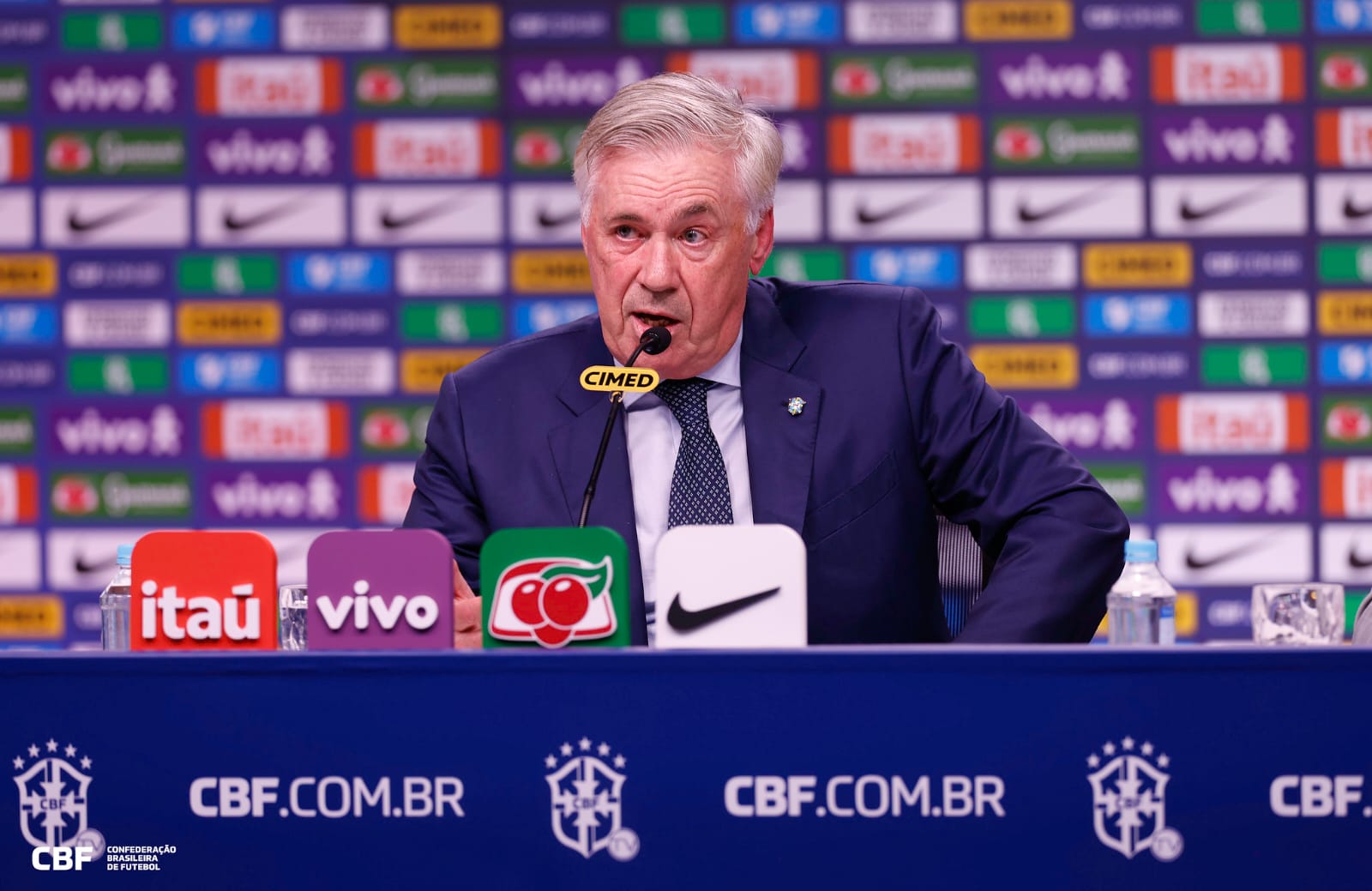 Carlo Ancelotti, técnico da Seleção Brasileira -