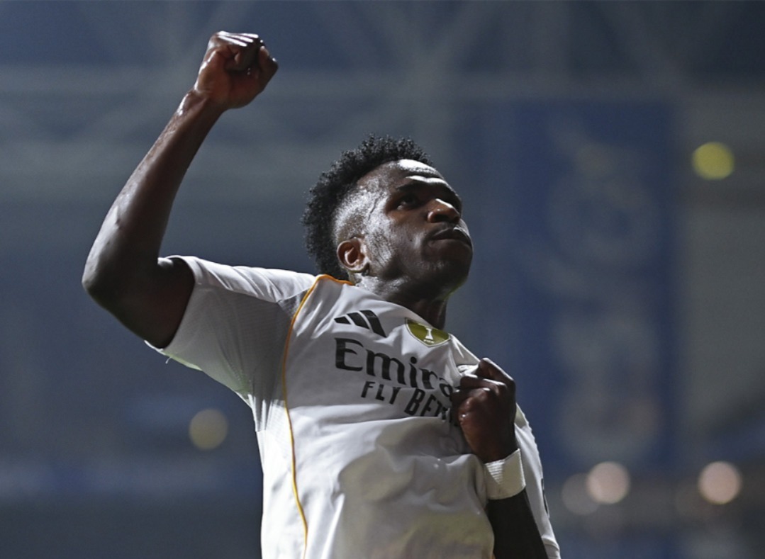 Vini marcou na goleada do Real Madrid por 3 a 0 - 