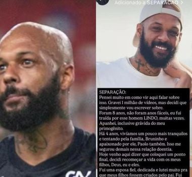 Imagem - Esposa de Bruno Silva, ex-Remo, anuncia separação e acusa jogador de traições e agressões