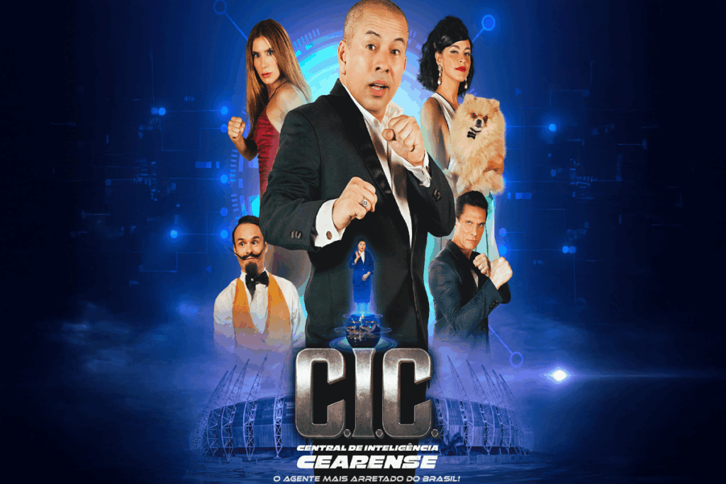 &#8220;C.I.C &#8211; Central de Inteligência Cearense&#8221; acompanha o agente Karkará na missão de resgatar uma fórmula secreta (Imagem: Reprodução digital | PARIS FILMES)