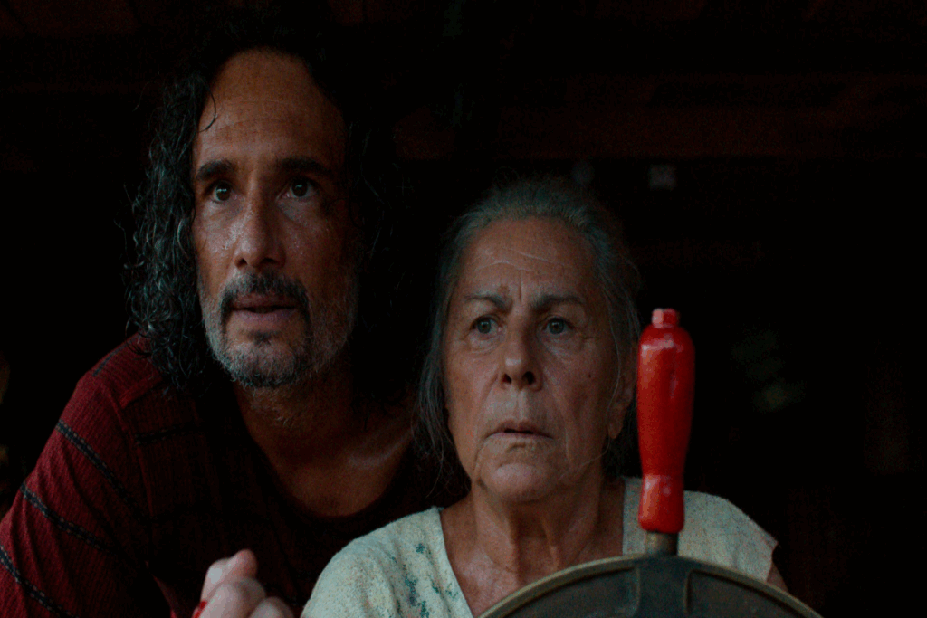 Em &#8220;O último azul&#8221;, Tereza está em busca de realizar seu último desejo antes de sua mudança forçada pelo governo (Imagem: Reprodução digital | VITRINE FILMES)