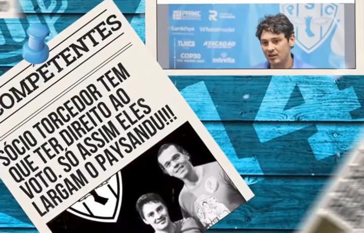 Protesto da torcida bicolor nas redes sociais -