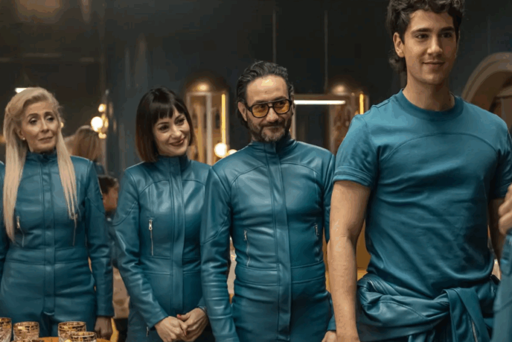 Em &#8220;O Refúgio Atômico&#8221;, tensões e privilégios se revelam quando o colapso do mundo leva à reclusão forçada (Imagem: Reprodução digital | Netflix)