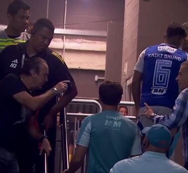 Imagem - Cuca e dirigente do Cruzeiro discutem após clássico na Arena MRV