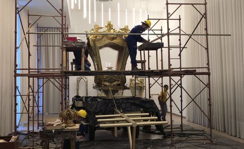 Berlinda passa por restauro antes do Círio de Nazaré