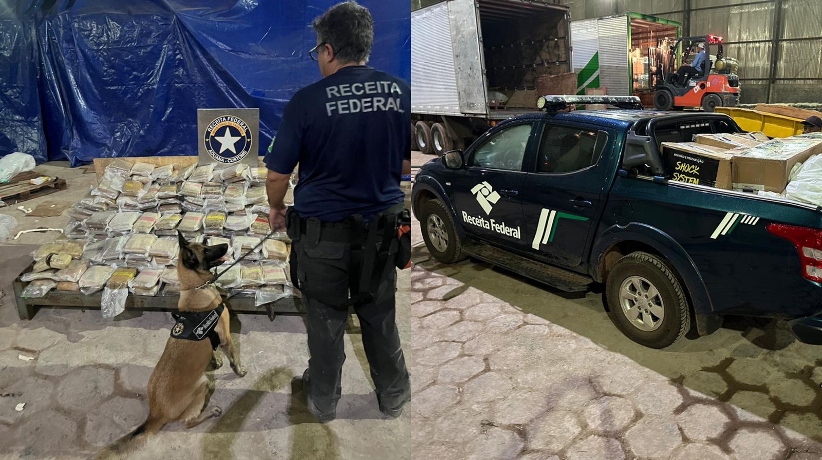 Imagem - Vídeo: Receita Federal apreende quase 900 kg de skunk em operação no Pará e São Paulo