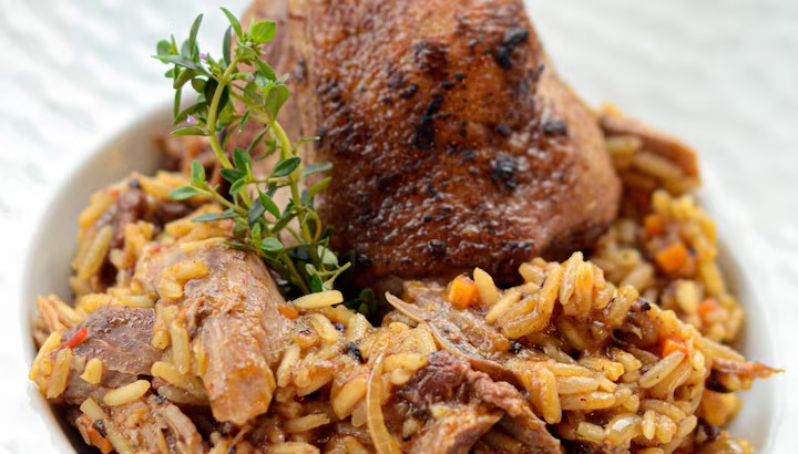 Arroz de pato.
