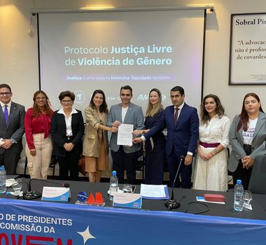 Imagem - OAB-PA, Amatra8 e Amepa assinam protocolo contra discriminação de gênero no sistema de Justiça
