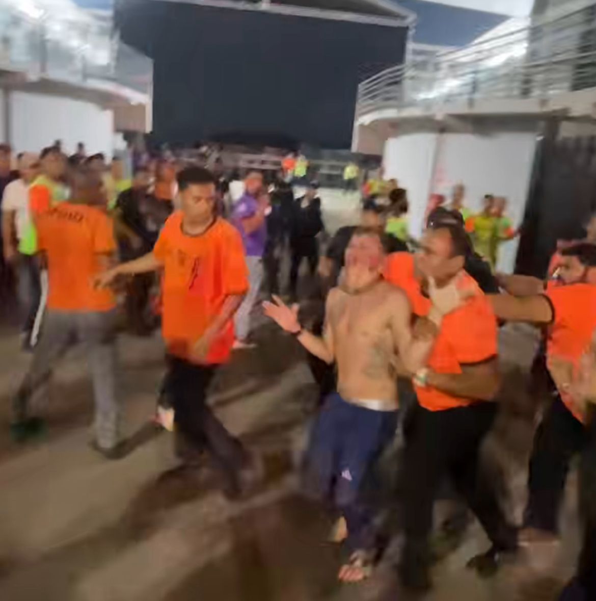 Confusão aconteceu após a derrota do Leão - 