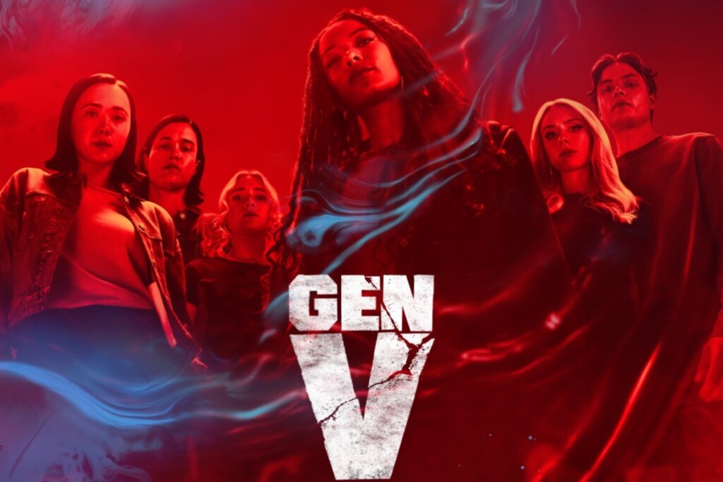 Na segunda temporada de &#8220;Gen V&#8221;, novos heróis testam seus limites em meio a competições perigosas e intrigas (Imagem: Reprodução digital | Amazon Prime Video)