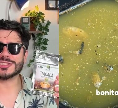 Imagem - Tacaca instantâneo: influencer prova prato típico paraense de forma inusitada; assista