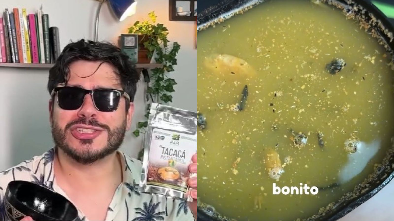 Imagem - Tacacá instantâneo: influencer prova prato típico paraense de forma inusitada; assista