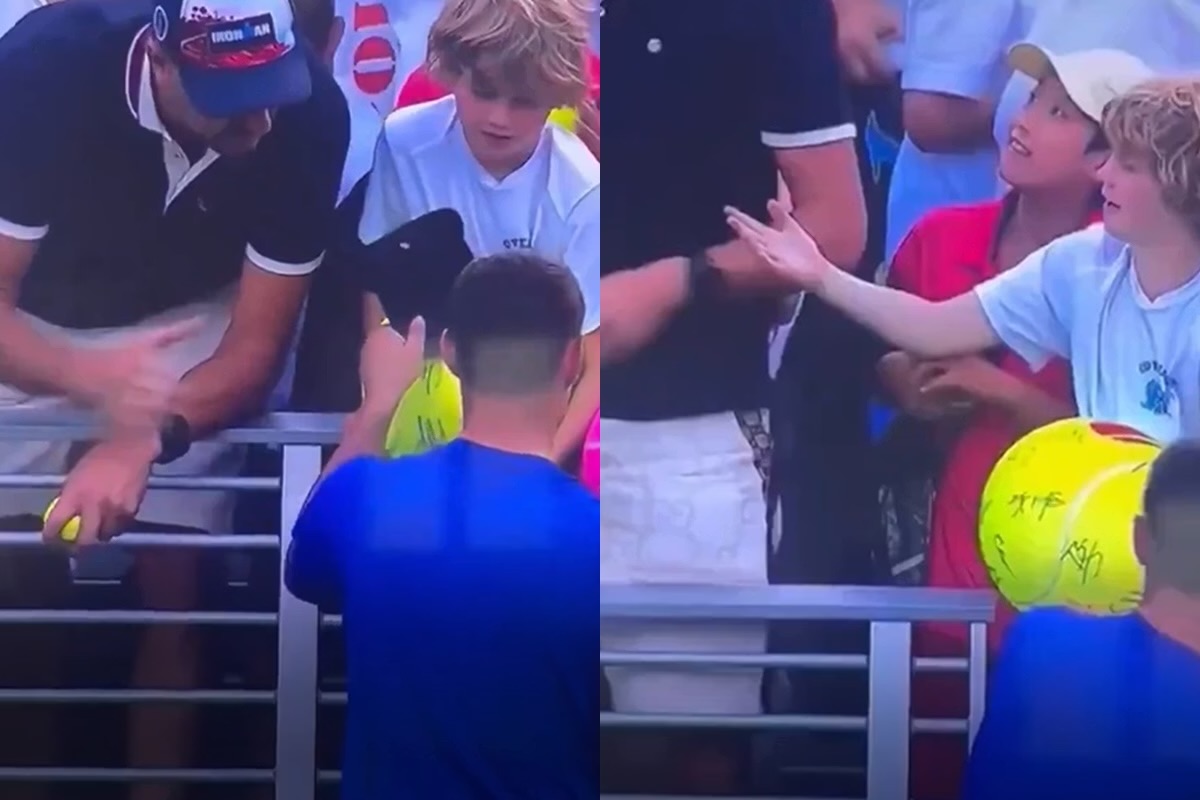 Imagem - Vídeo: CEO polonês causa revolta ao tomar boné que tenista daria a criança no US Open