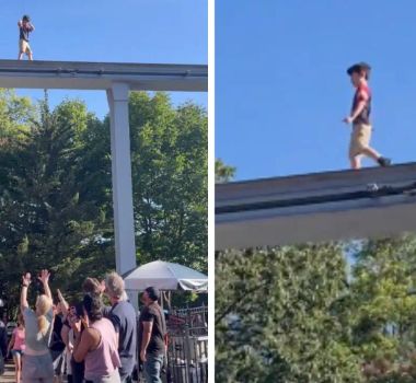 Imagem - Criança é resgatada após caminhar em trilhos suspensos de monotrilho nos EUA