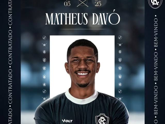 Imagem - Remo anuncia saída do atacante Matheus Davó da Série B