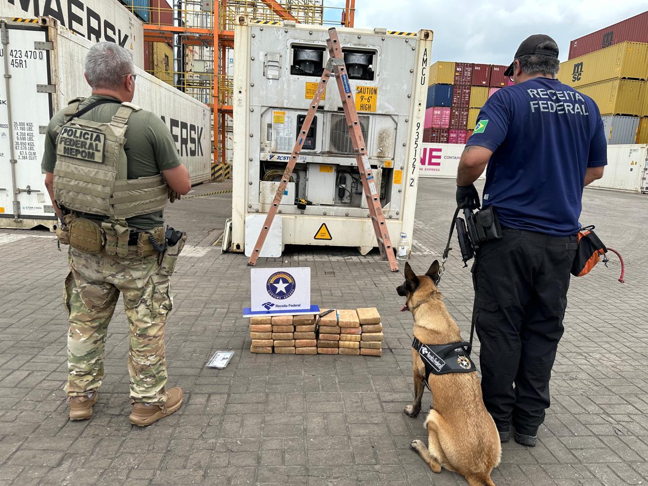 30 quilos de cocaína são apreendidos no porto de Barcarena, na Grande Belém - 