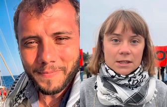 Ativistas humanitários Greta e Thiago Ávila embarcam rumo à Gaza