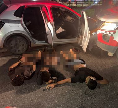 Imagem - Polícia prende quatro suspeitos após perseguição e colisão na Grande Belém