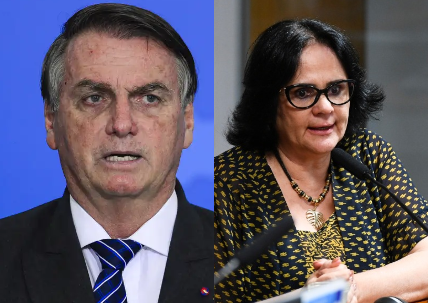 A senadora Damares Alves (Republicanos-DF) visitou nesta segunda-feira (01) o ex-presidente Jair Bolsonaro.